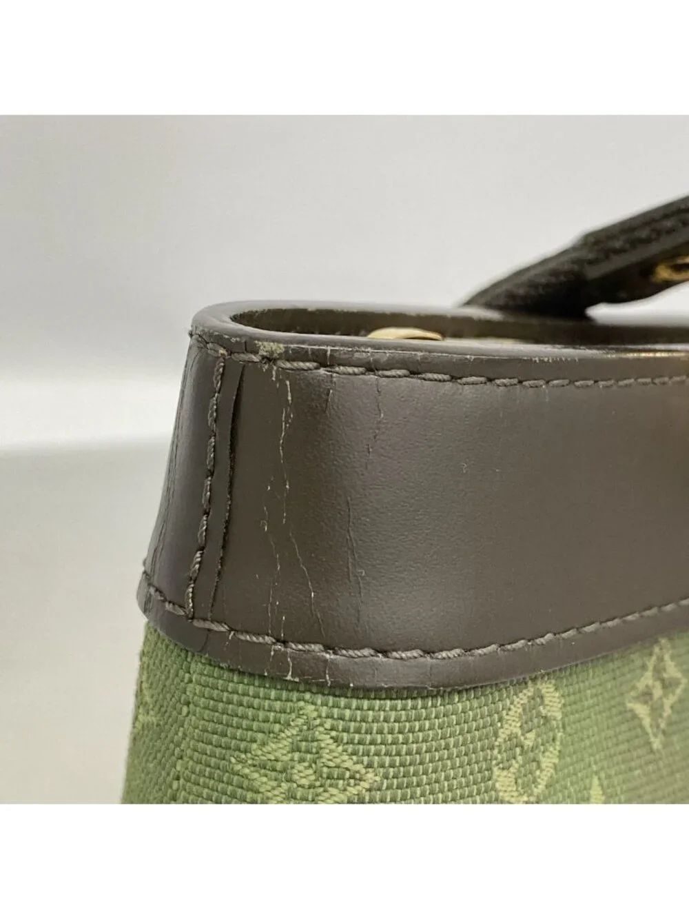 Louis Vuitton Monogram Mini Lucille PM Khaki Handbag